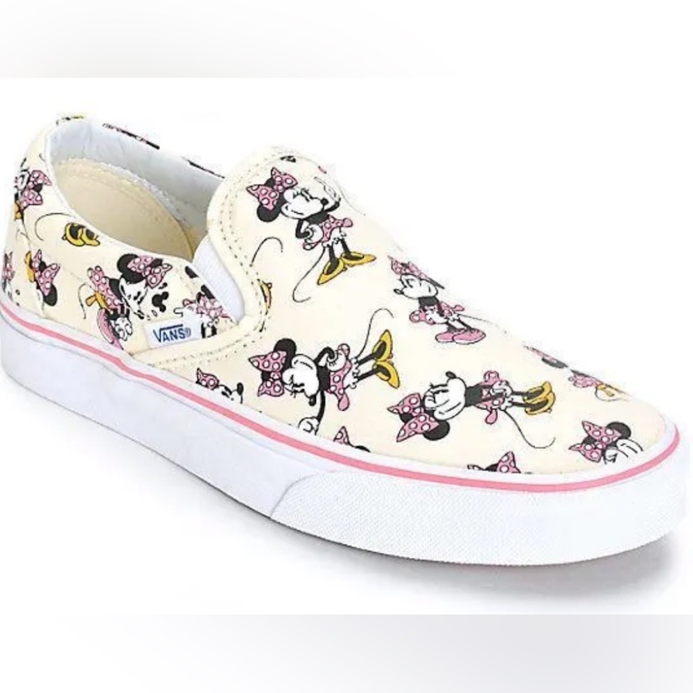 Rare Vintage Vans x‎ Disney Minnie Mouse Classic Unisex Slip ons